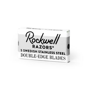 5 Lame Double Edge Stainless Steel Rockwell Razors