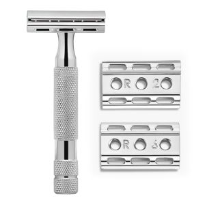 Rasoio di sicurezza 6C White Chrome Rockwell Razors