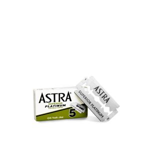 Confezione da 5 lame Superior Platinum Double Edge Astra.