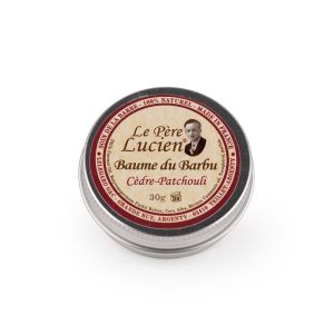 Balsamo per barba naturale al cedro e patchouli di Le Père Lucien in formato da 30 grammi.