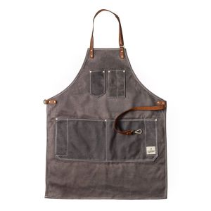 Grembiule professionale per barbieri colore grigio di Dapper Dan.