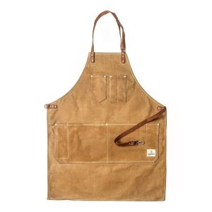 Grembiule professionale per barbieri colore sabbia di Dapper Dan.