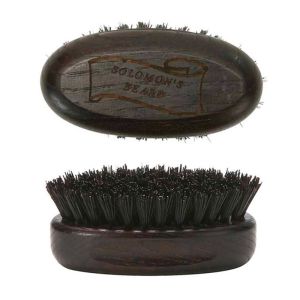 Spazzola per barba Meloncino scura Solomon's Beard