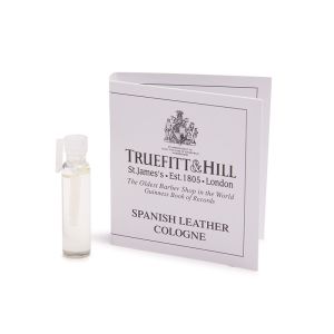 Campione della colonia Spanish Leather di Truefitt & Hill