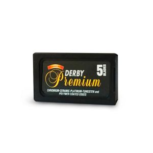 Pacchetto da 5 lame Derby Black Premium Double Edge