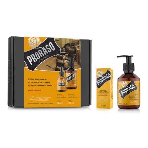 Duo Pack Shampoo + Olio barba Wood And Spice Proraso