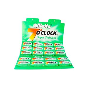 Confezione da 100 lame Gillette 7 O'CLock Super Stainless