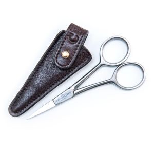Grooming Scissors with Leather Pouch Captain Fawcett
