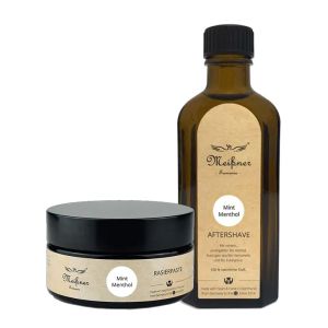 Mint Ice Menthol Combo: Crema da Rasatura + Dopobarba