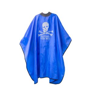 Mantella da taglio in teflon di colore blu con logo The Bluebeards Revenge con colletto in neoprene.