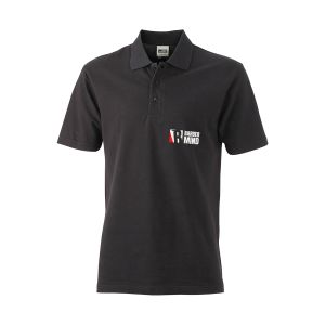 Polo nera taglia M Barber Mind