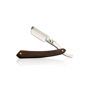 Rasoio a mano libera per mezze lame con manico in legno di Gordon Shaving