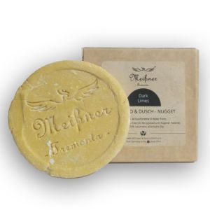 Shampoo & Shower Solido Naturale Dark Limes  95gr Meissner Tremonia