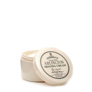 Crema da rasatura agli agrumi e alla felce di D.R. Harris in confezione di plastica da 150gr con tappo a vite.