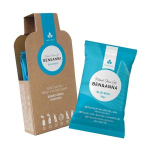 Shower Gel Flakes Blue Basil 400ml Ben & Anna