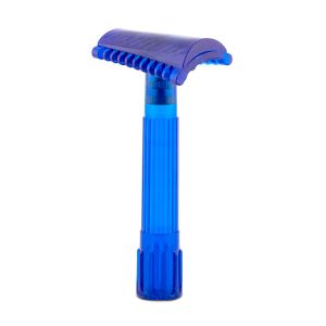 Phantom Blue Open Comb Slant Safety Razor Phoenix Artisan Accoutrements
