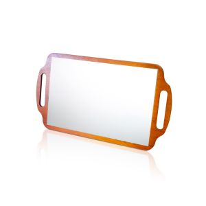 Specchio con telaio in legno di Gordon Shaving