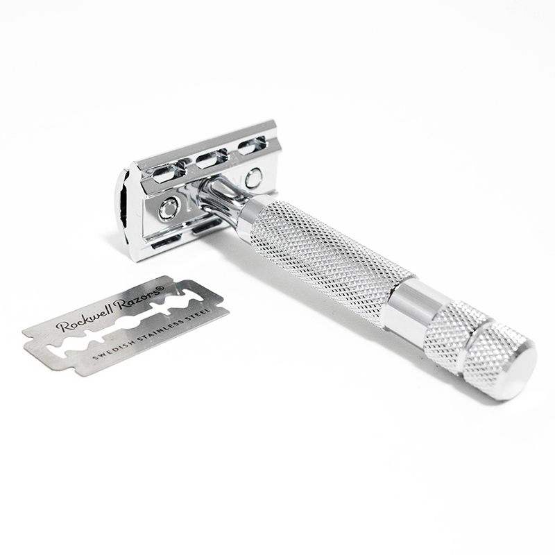 Rasoio di sicurezza 2C White Chrome Rockwell Razors