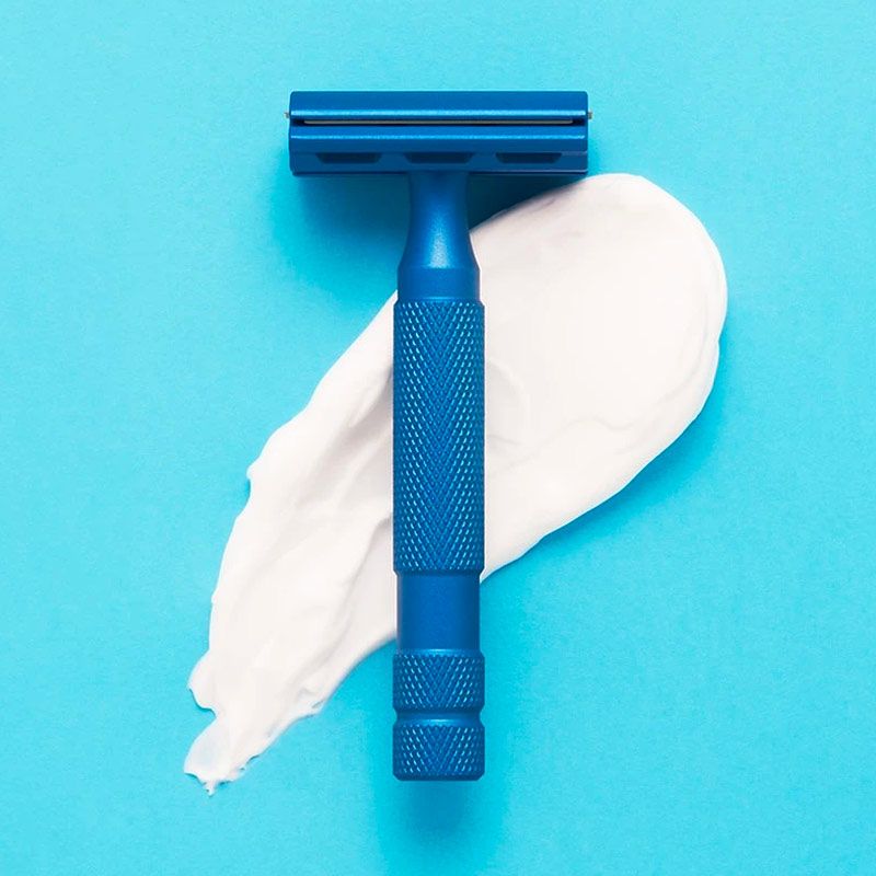 Rasoio di sicurezza 6S Blue Stainless Steel Rockwell Razors