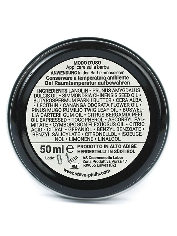 Balsamo per barba 50ml Steve & Phill's
