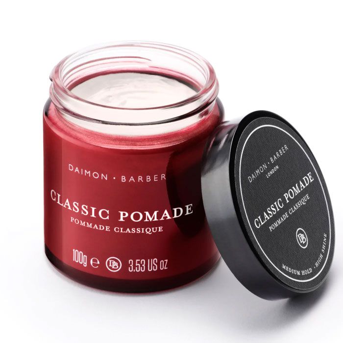 Classic Pomade Daimon Barber – Pomata a base di olio 100g per capelli nutriti e stile classico