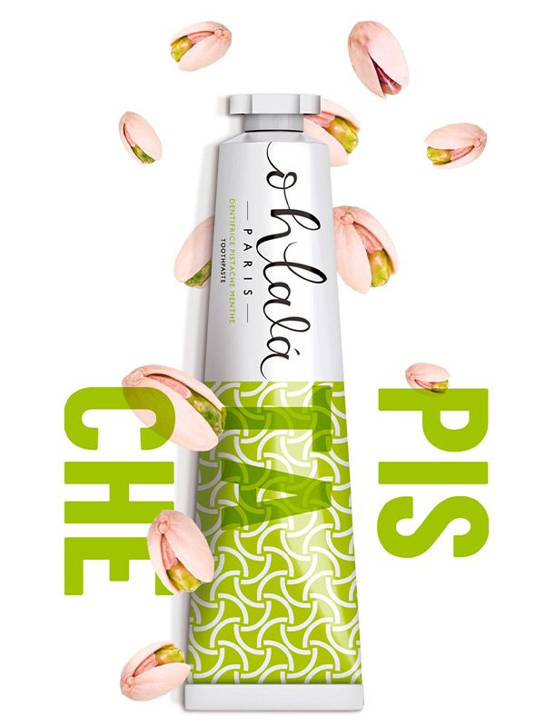 Dentifricio Pistacchio e Menta 75ml Ohlalà