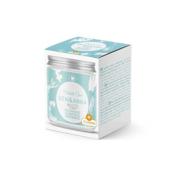 Pasta dentifricia White con fluoro 100ml Ben & Anna