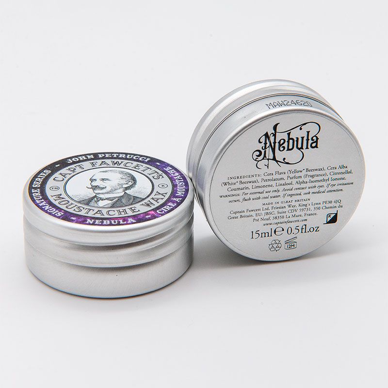 John Petrucci's Nebula Moustache Wax 15ml Captain Fawcett