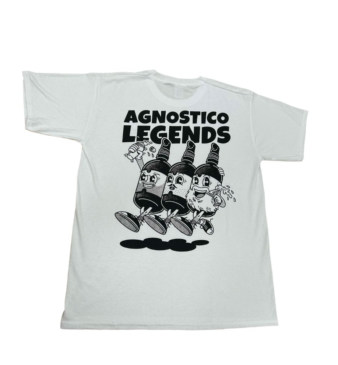 T-shirt Bianca Agnostico Legends Taglia L