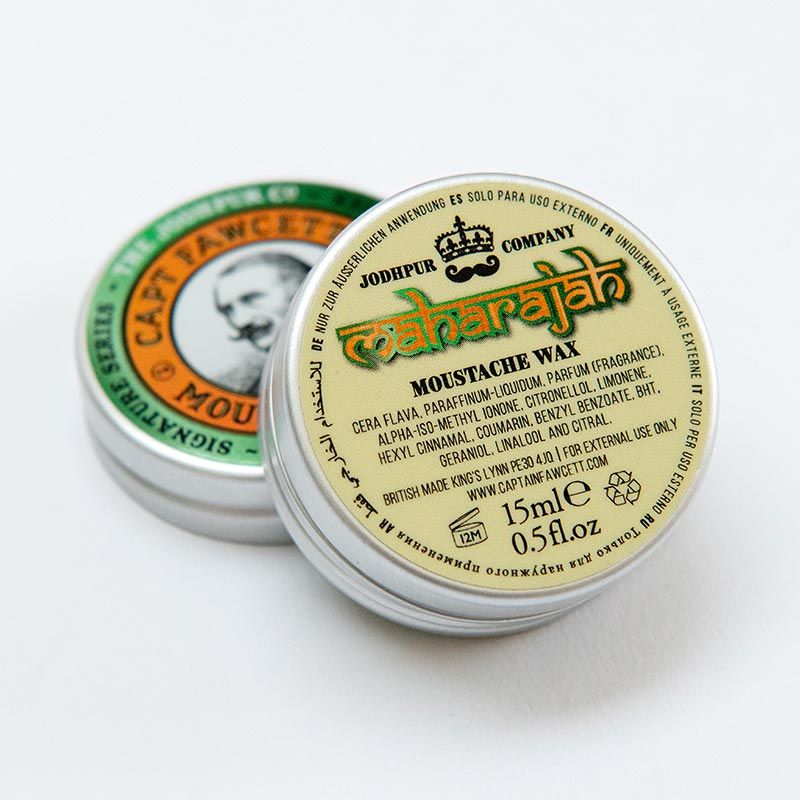 Maharajah Moustache Wax 15ml Captain Fawcett