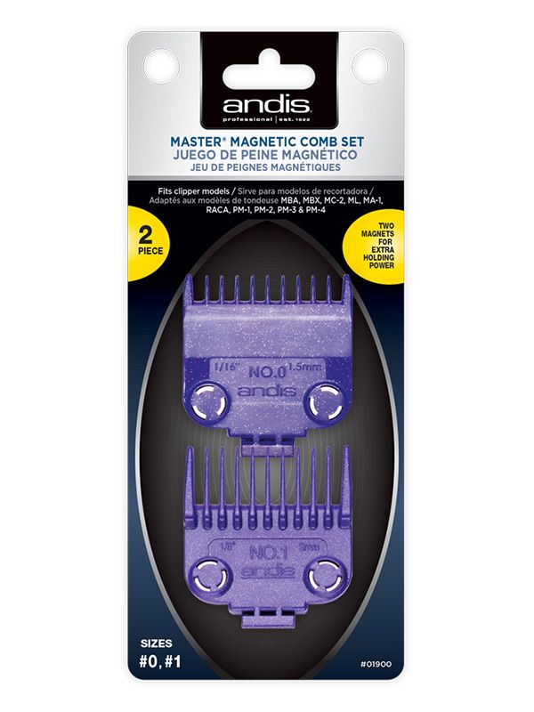 Set 2 rialzi Dual Magnet #01900 0 - 1 per Master Cordless Lithium di Andis