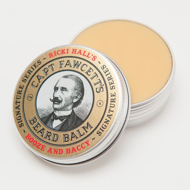 Ricki Hall's Booze & Baccy Beard Balm 60ml Captain Fawcett