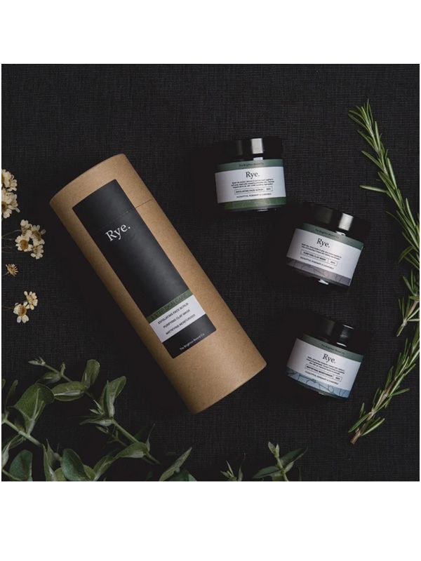Rye 3 Step Skincare Trio The Brighton Beard Company