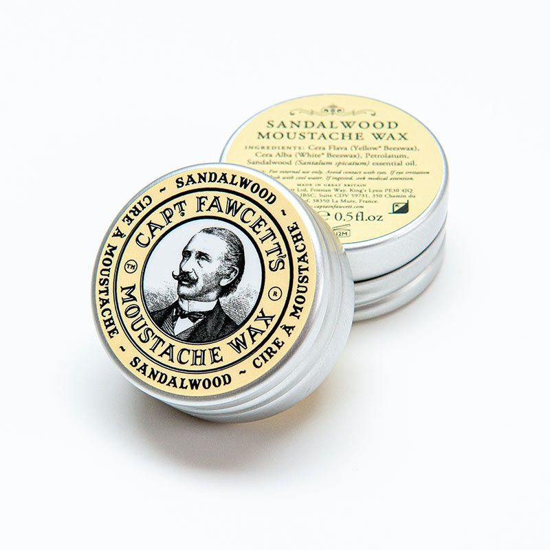 Sandalwood Moustache Wax 15m Captain Fawcett