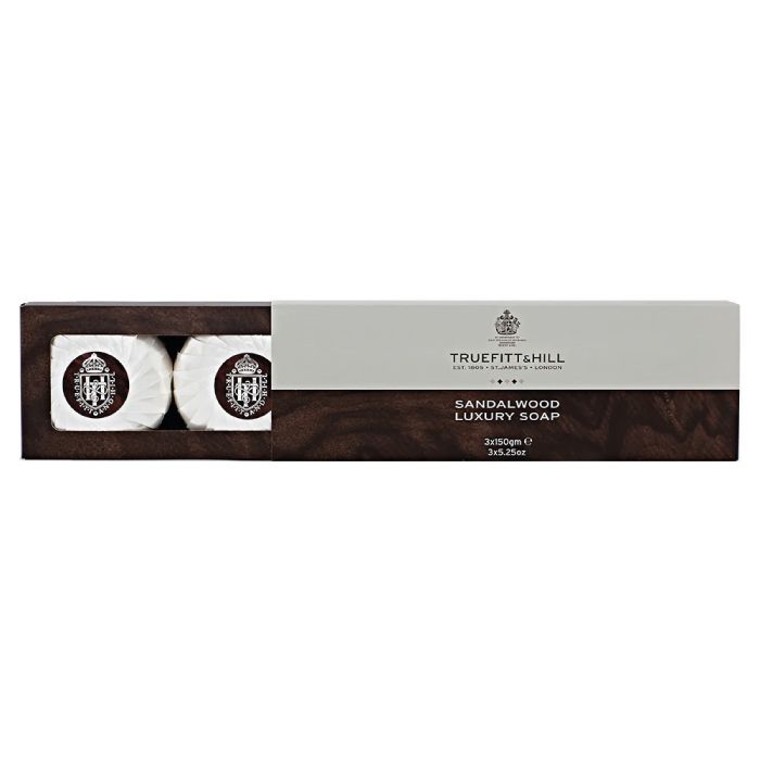 Sandalwood Triple Bath Soap 3 x 150gr Truefitt & Hill