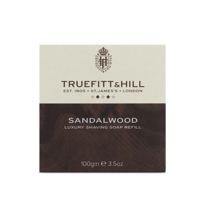 Ricarica sapone da barba Sandalwood uomo grooming classico