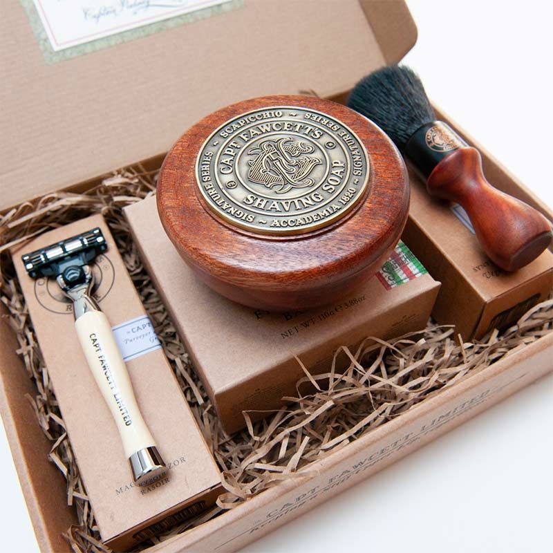 Scapicchio Shaving Gift Set Captain Fawcett