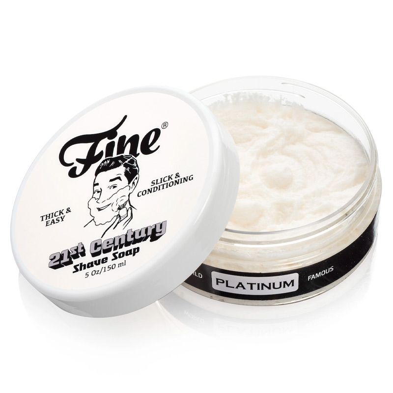 Platinum Shaving Soap 21st Century 150ml Fine Accoutrements