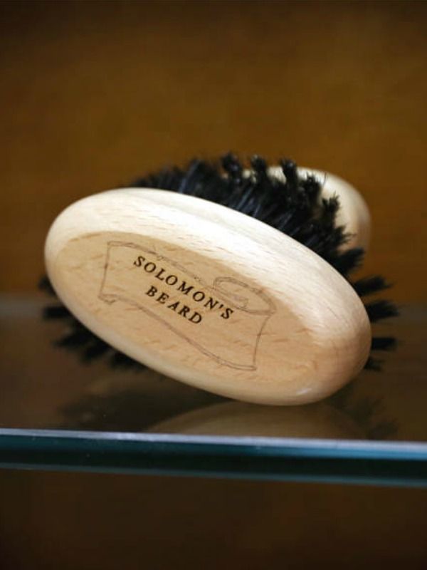 Spazzola per barba Meloncino chiara Solomon's Beard